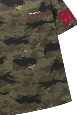 Concert Outfit Camouflage NO.96 Print T-Shirt