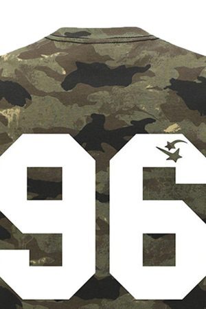 Concert Outfit Camouflage NO.96 Print T-Shirt