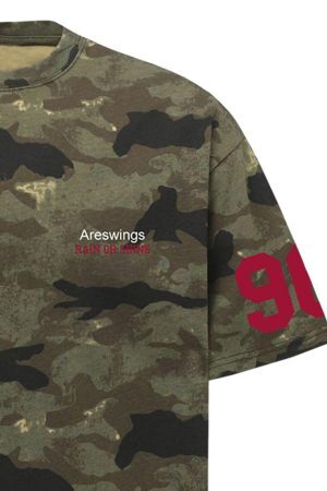 Concert Outfit Camouflage NO.96 Print T-Shirt