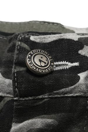 Concert Outfit Camouflage Retro Multi-Pocket Cargo Pants