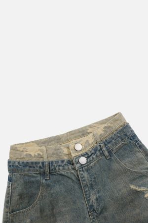 Concert Outfit Camouflage Sagging Jeans