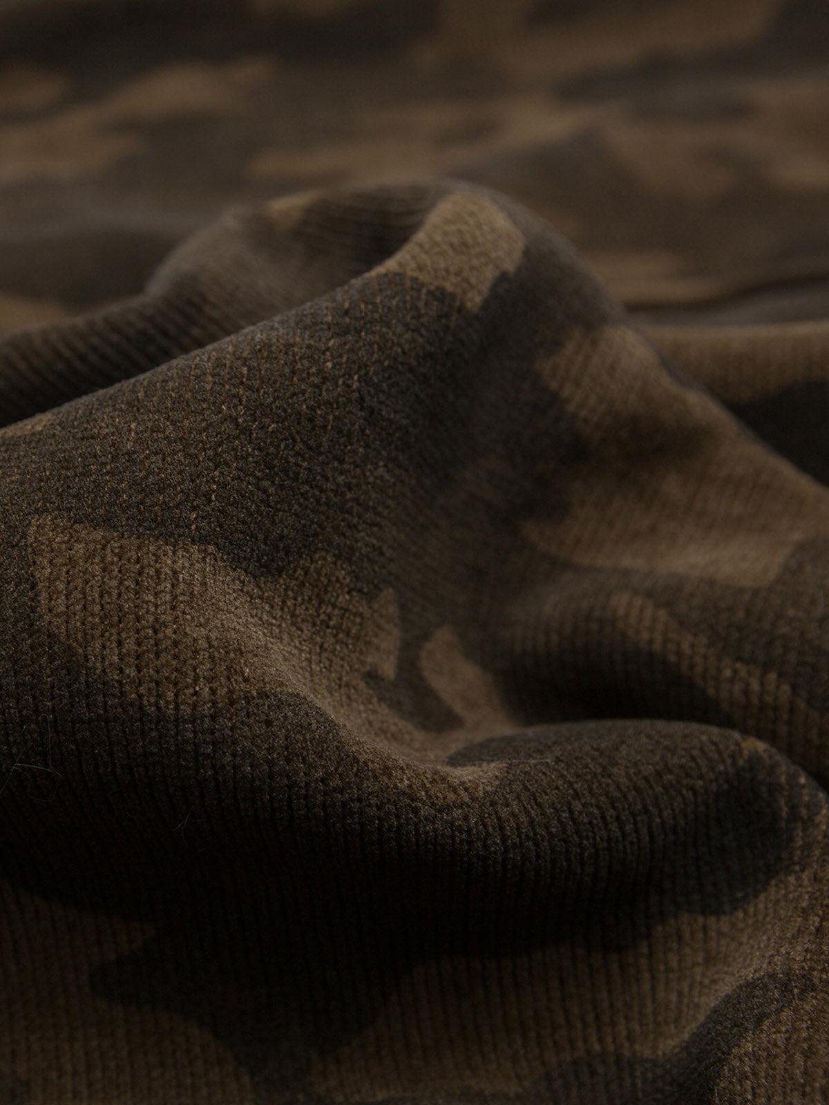 Concert Outfit Camouflage Spliced Fur Hooded Fleece Jacket Concert Outfit Camouflage Spliced Fur Hooded Fleece Jacket