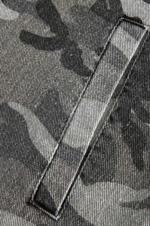 Concert Outfit Camouflage Stitching Stand Collar Military Jacket