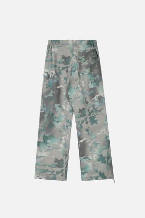 Concert Outfit Camouflage Tie-Dye Cargo Pants