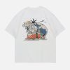Concert Outfit Cartoon Car Print Tee