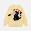 Concert Outfit Cartoon Cat Jacquard Sweater
