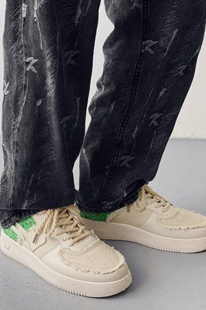 Concert Outfit Cashew Flower Patchwork Canvas Shoes