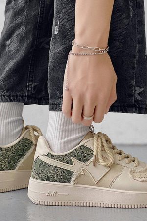 Concert Outfit Cashew Flower Patchwork Canvas Shoes