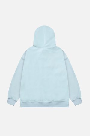 Concert Outfit Cat Contrast Color Hoodie