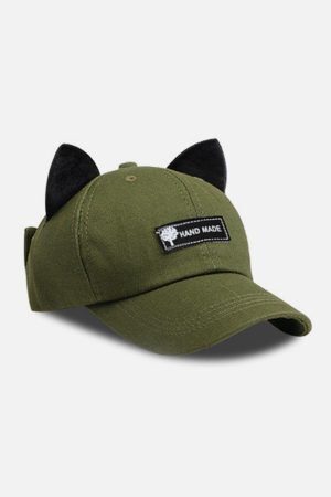 Concert Outfit Cat Ears Aviator Glasses Baseball Hat