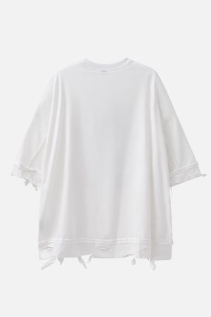 Concert Outfit Chain Decorated Oversized T-Shirt