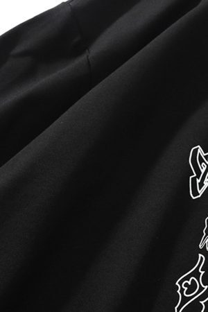 Concert Outfit Chain Decorated Oversized T-Shirt