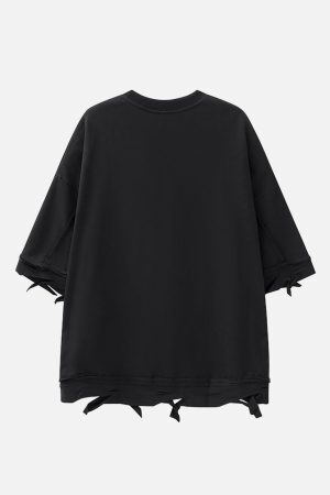 Concert Outfit Chain Decorated Oversized T-Shirt