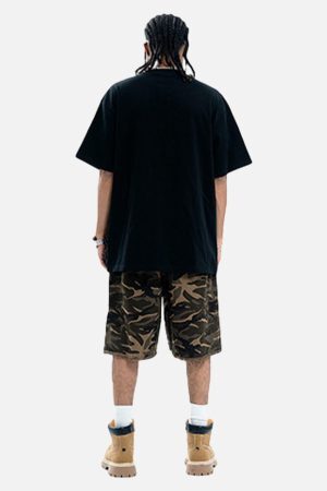 Concert Outfit Chain Print Crew Neck T-Shirt