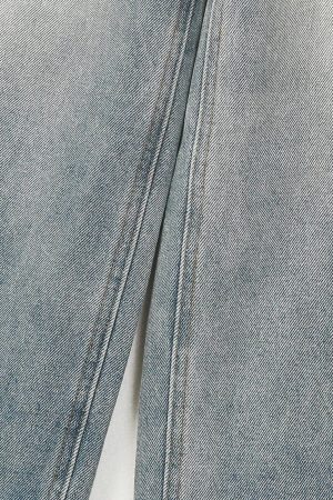 Concert Outfit Chain Washed Graphic Jeans