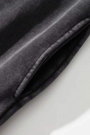 Concert Outfit Character Portrait Old Hip-Hop Loose Worn Hoodie