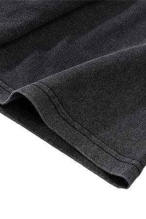 Concert Outfit Character Printed Washed & Aged T-Shirt