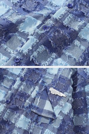 Concert Outfit Check Raw Long-Sleeved Shirt