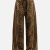 Concert Outfit Cheetah Print Suede Pants