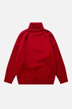 Concert Outfit Christmas Socks and Rabbit Print Sweater