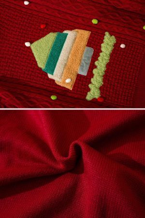 Concert Outfit Christmas Tree Design Sweater