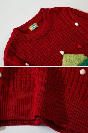 Concert Outfit Christmas Tree Design Sweater