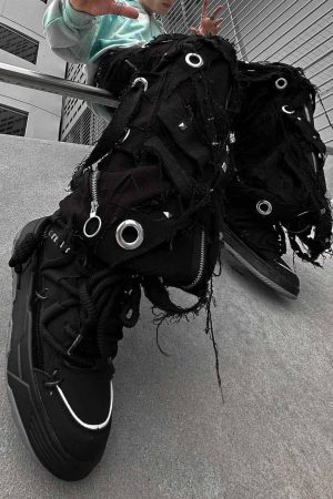 Concert Outfit Chunky Rope Shoes