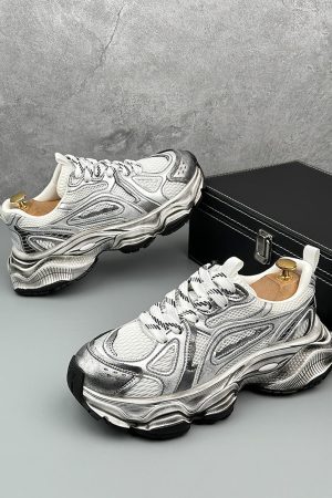 Concert Outfit Chunky Sole Breathable Running Sneakers