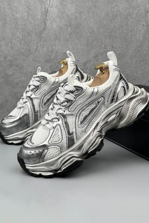 Concert Outfit Chunky Sole Breathable Running Sneakers