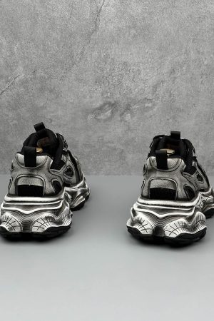 Concert Outfit Chunky Sole Breathable Running Sneakers