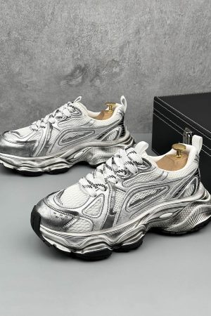 Concert Outfit Chunky Sole Breathable Running Sneakers