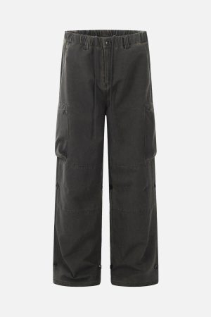 Concert Outfit Classic Multi-Pocket Cargo Pants