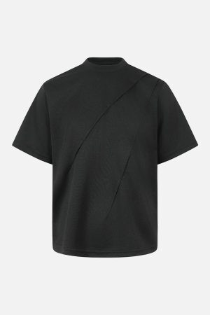 Concert Outfit Classic Tailoring Pleated T-Shirt