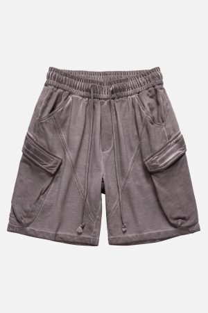Concert Outfit Classic Velour Cargo Shorts