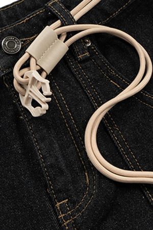 Concert Outfit Cleanfit Buckle Belt Baggy Jeans