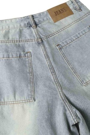 Concert Outfit Cleanfit Denim Baggy Cargo Jorts