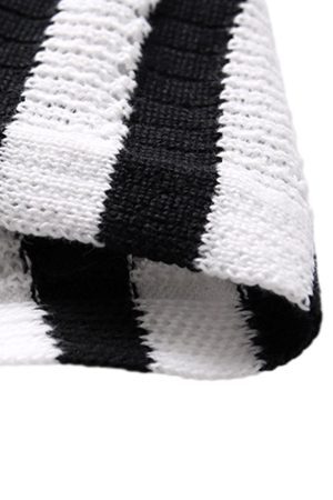 Concert Outfit Cleanfit Striped Knit Cardigan Shirt