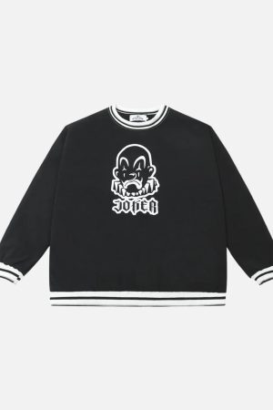 Concert Outfit Clown Print Sweatshirt