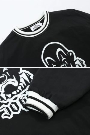 Concert Outfit Clown Print Sweatshirt