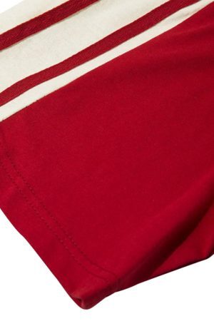 Concert Outfit Color-Blocked Strip Racing T-Shirt