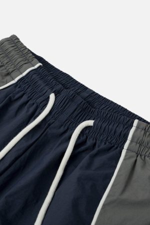 Concert Outfit Color Blocking Athleisure Shorts