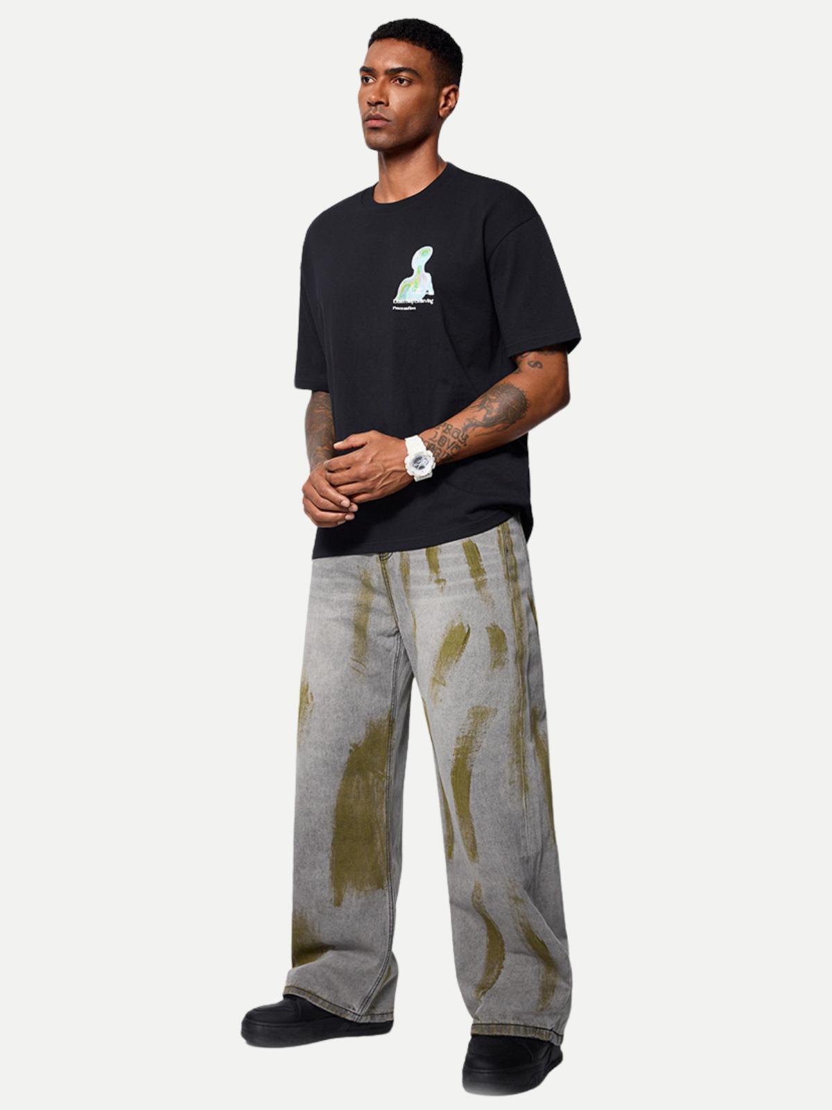 Concert Outfit Color Blocking Loose Jeans Concert Outfit Color Blocking Loose Jeans