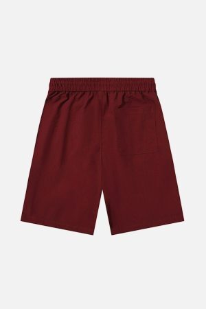 Concert Outfit Color Blocking Patchwork Shorts