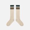 Concert Outfit Color Blocking Stripe Socks