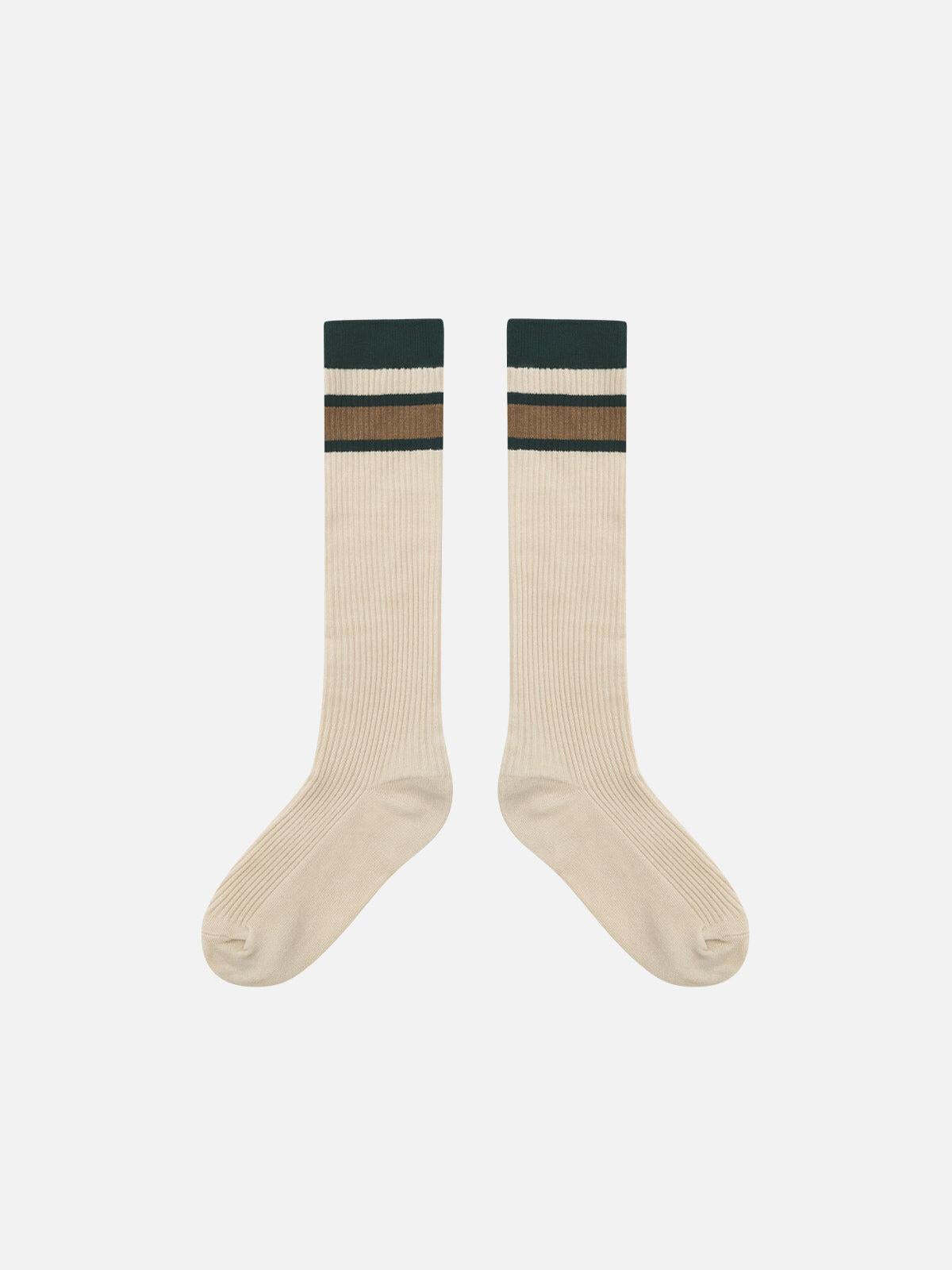 Concert Outfit Color Blocking Stripe Socks Concert Outfit Color Blocking Stripe Socks