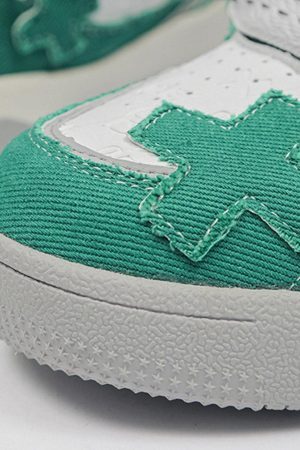 Concert Outfit Color Blocking Thick Bottom Skate Shoes