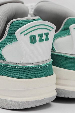 Concert Outfit Color Blocking Thick Bottom Skate Shoes