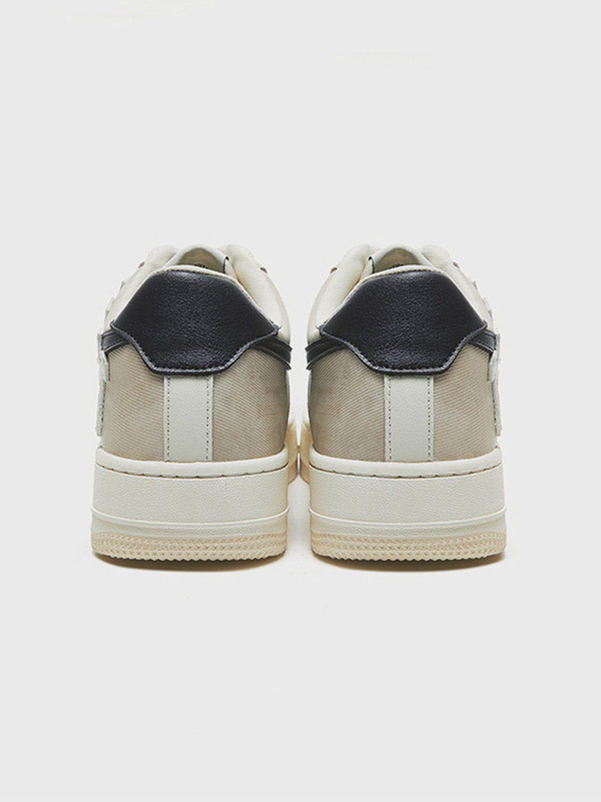 Concert Outfit Colorblock Cross Heart Casual Shoes Concert Outfit Colorblock Cross Heart Casual Shoes