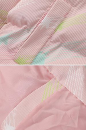 Concert Outfit Colorburst Cotton Coat