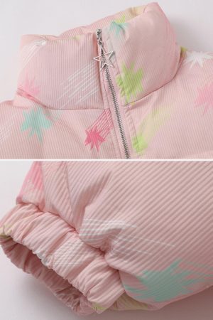 Concert Outfit Colorburst Cotton Coat